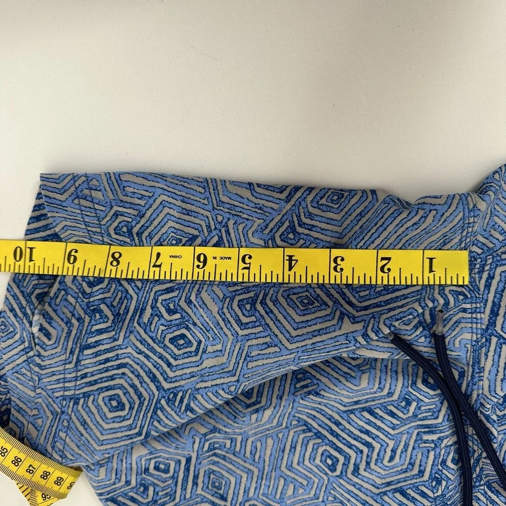 Coolibar Swim Trunks Mens Small Blue‎ Geometric UPF Beach Cruise LINER REMOVED